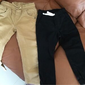 Cat & Jack Tan and Black Joggers for Kids